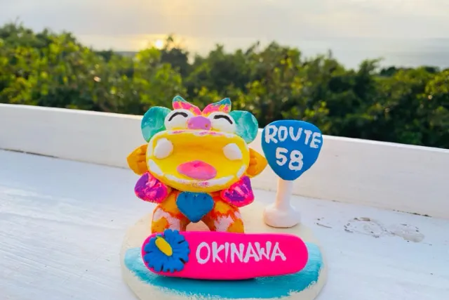 琉球 ブルー 美ら海シーサー 琉球 ブルー 美ら海シーサー
