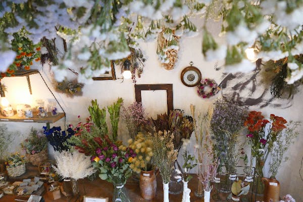 名古屋・千種区・キャンドル作り】透明なジェルにお花を閉じ込め