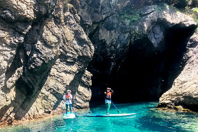 【鹿児島・奄美大島・SUP】夏季限定！SUPで一日海遊び。SUP秘境巡りツアー