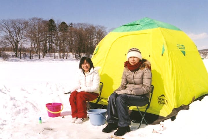 北海道 塘路湖 ワカサギ釣り 塘路湖でワカサギ釣りを楽しもう ホットコーヒー付 アソビュー