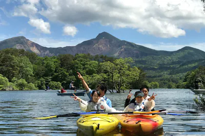 福島・裏磐梯・カヌー】夏季限定！桧原湖・高原体験コース（15:15集合