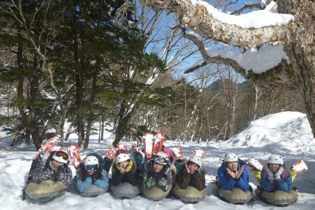 【栃木・日光市・エアボード】初心者も15分で滑れるように！雪山でエアボード体験