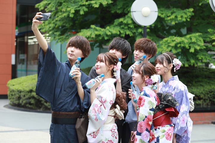 東京 池袋 浴衣レンタル プリンスホテル内 ヘアセット付き 花火大会や夏祭りにも 浴衣一式レンタル 着付けプラン アソビュー