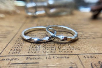 オパールの手作りシルバーリング 岐阜市・シルバーリング作り】豊富なデザインから選べる！シルバー