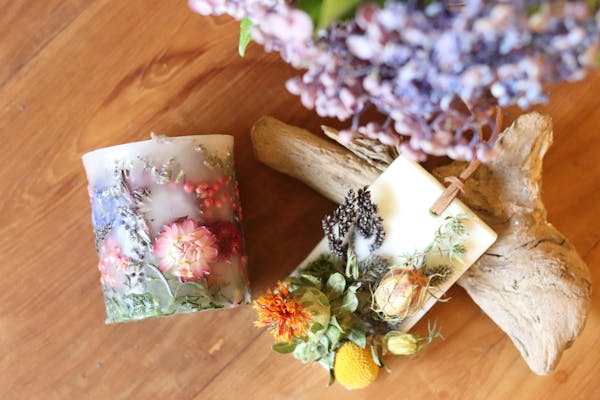 神奈川・川崎・新川崎駅 徒歩6分・花キャンドル】セットで制作