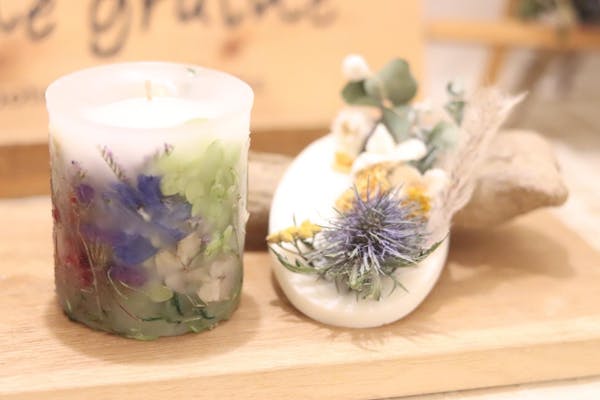 神奈川・川崎・新川崎駅 徒歩6分・花キャンドル】セットで制作