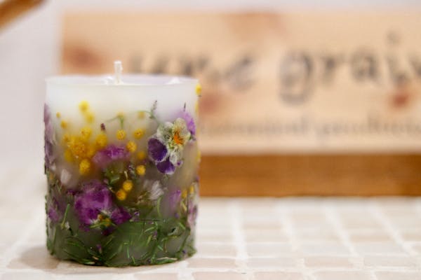 神奈川・川崎・新川崎駅 徒歩6分・花キャンドル】セットで制作