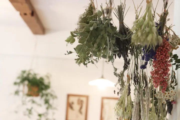神奈川 川崎市 フラワーアレンジメント お花で飾るインテリア ドライフラワースワッグ アソビュー