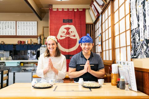 【朝霞台・蕎麦文化を知ろう】自分で作った蕎麦で一杯！昔ながらの蕎麦文化を嗜む。カップル・外国人の方におすすめ