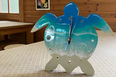 沖縄・宮古島・手作り雑貨】（送料込！！）小さな海を作ろう！海レジン