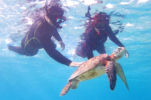 【沖縄・宮古島・シュノーケリング】宮古島の名所を2つ回る、感動シュノーケリング・鍾乳洞ツアー