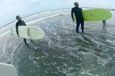 【千葉・九十九里・サーフィン】経験者向けプラン！ビデオ撮影付き撮影動画を見ながらプロサーファーによるレベルアップレッスン
