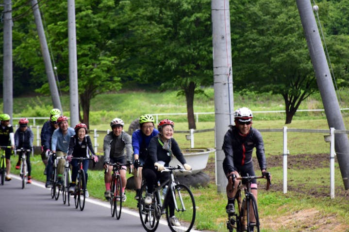 栃木 那須 サイクリング 朝日を浴びながら 那須高原モーニングライド 早朝発 電動アシスト付 アソビュー