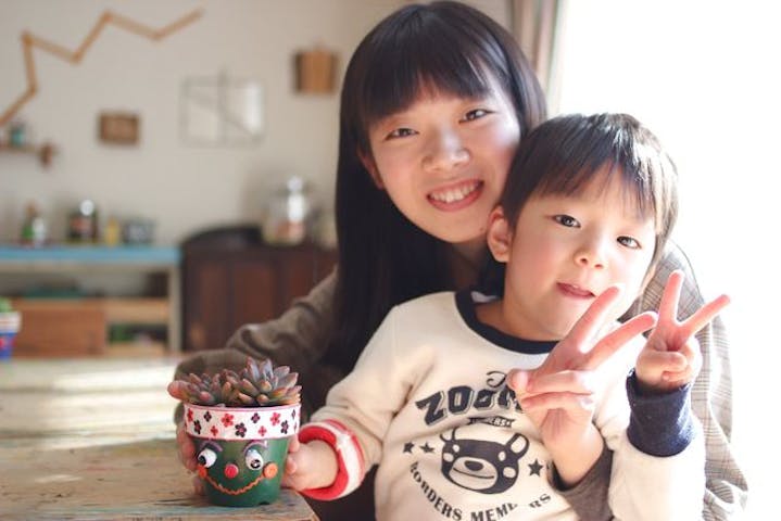 愛媛 松山市 寄せ植え体験 笑顔がかわいいグリーンインテリア 多肉鉢作り アソビュー