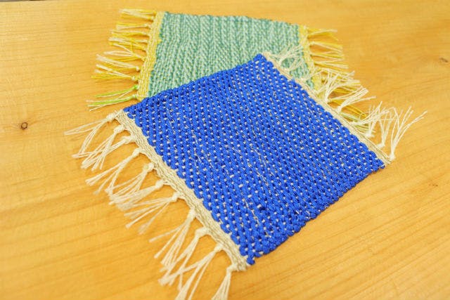 【京都・伝統工芸体験】シルク100％！手織りのコースターづくり