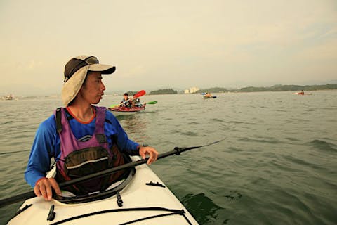 【静岡・熱海・カヤック】水平線から燃え上がる太陽に感動！サンライズツアー