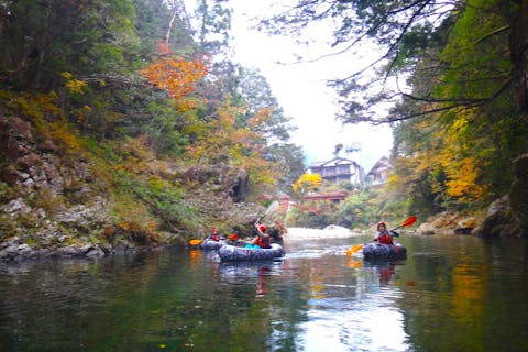 【広島・カヤック】名勝「三段峡」で、カヤック体験！