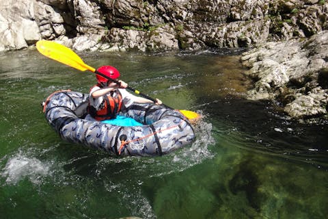 【広島・カヤック】フリースタイルカヤックに乗ってみよう！ほのぼのスクール