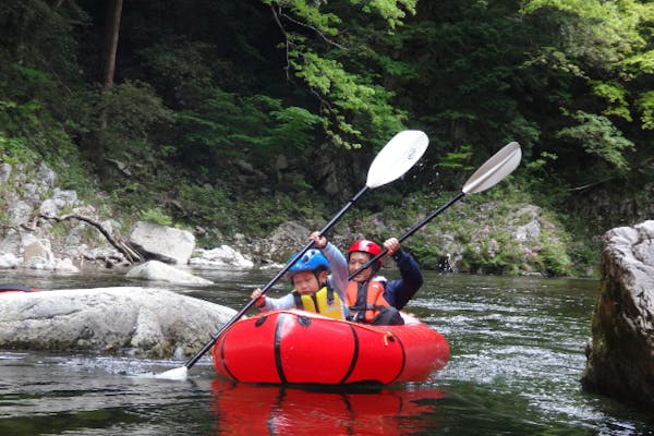 広島・カヤック】カヤックと夏は川遊びも満喫！かすたむツアー（2時間