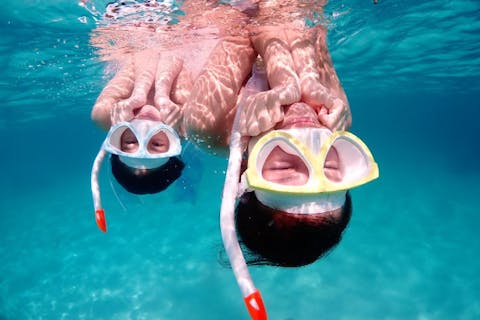 【沖縄・石垣・アソビュー！限定特別価格】 幻の島上陸+ウミガメシュノーケル+体験ダイビングのいいとこ取り1日ツアー