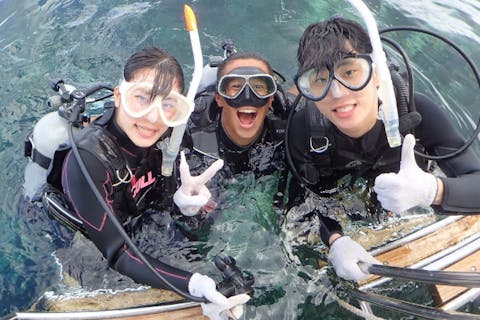 【沖縄・石垣・アソビュー！限定特別価格】 マンタorウミガメ狙いの1日体験ダイビング+シュノーケル(1ダイブ付・ランチ付)