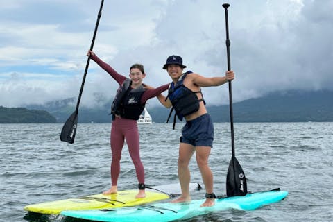 【山梨・山中湖・SUP】富士山を望むSUPクルージング♪