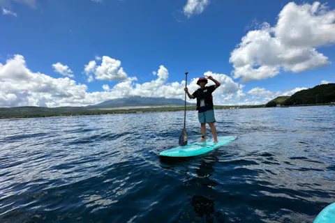 【山梨・山中湖・SUP】山中湖一周クルージング(おやつ付)