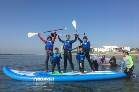 【千葉・SUP】BIG SUPで盛り上がる！5～10人グループ貸切プラン