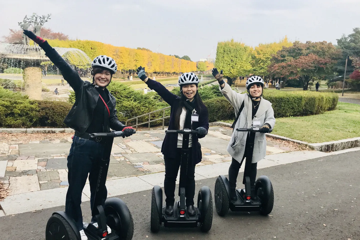 東京 昭和記念公園 セグウェイ 四季の自然を楽しもう セグウェイガイドツアーin昭和記念公園 アソビュー
