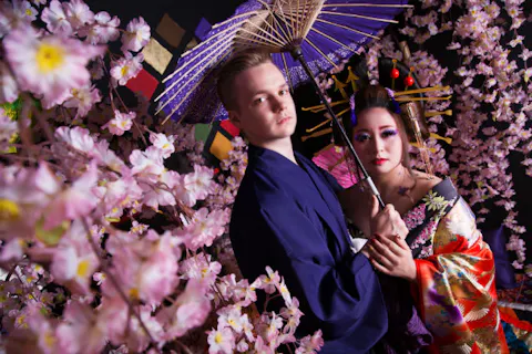 京都市 花魁体験 美男 美女に変身 カップルプラン 写真撮影付き アソビュー