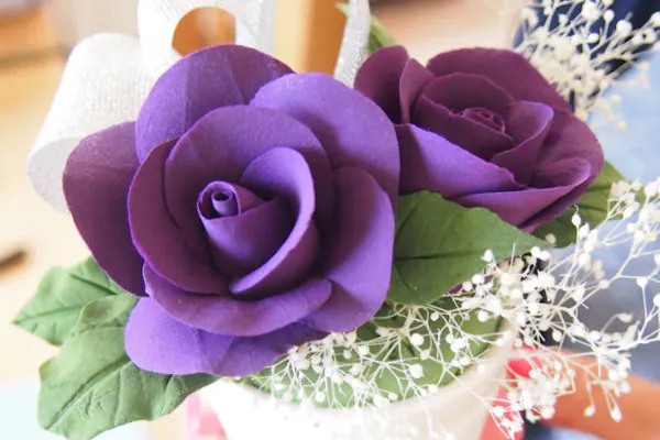 東京・品川・クレイアート】粘土でバラを咲かせよう！クレイアート