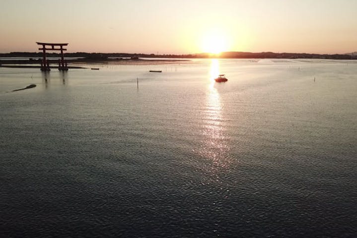 静岡 浜名湖 クルージング 壮大な夕日に感動 ハッピーサンセットクルージング アソビュー