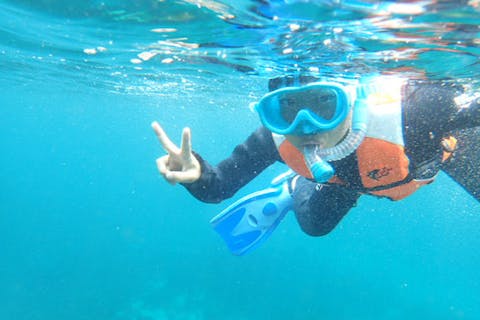 【静岡・南伊豆・シュノーケリング】伊豆最後の秘境！ヒリゾ浜でシュノーケリング