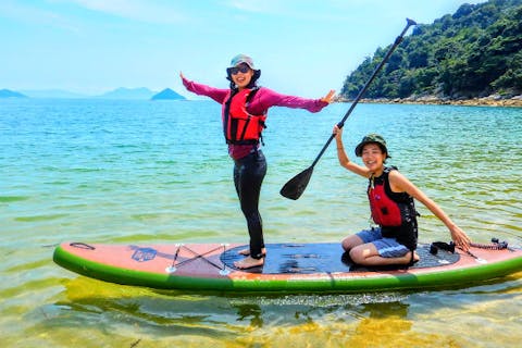【広島・宮島・SUP】島内発だから安心。ちょいのりコース！