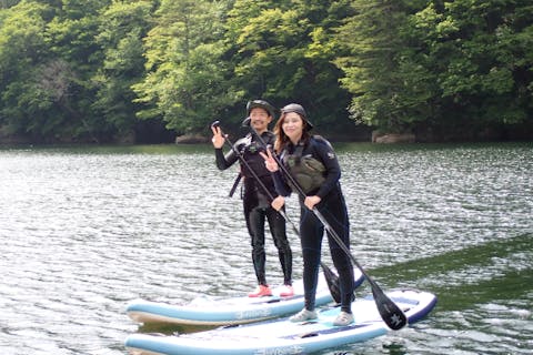 【群馬・みなかみ・SUP】楽しさいっぱい！SUP半日体験コース