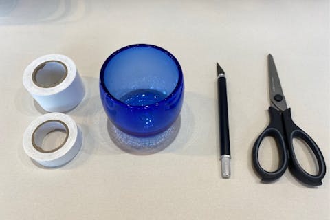 【沖縄・石垣島・サンドブラスト】ガラスを自由にデザインできる。サンドブラスト体験