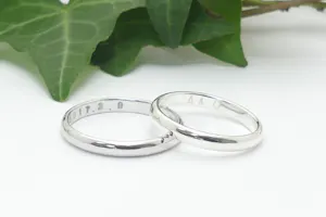 東京・西荻窪・ペアリング制作】シンプルな甲丸リング（2時間半）・顔