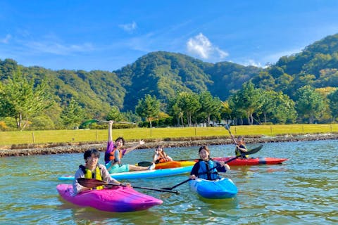 【円山川パドルパーク】すぅーいすい！円山川カヤック・ショートツアー♪≪ファミリーもOK★特典あり！≫