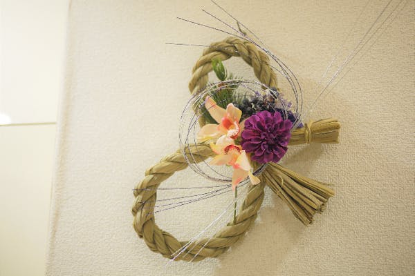 名古屋・フラワーアレンジメント】新春を迎えよう！お正月しめ縄