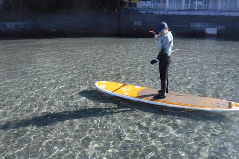 【神奈川・鎌倉・SUP】海上散歩を満喫しよう！SUP体験・半日コース