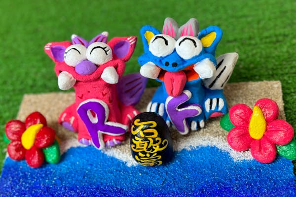 沖縄・名護】2度遊べる3時間フルコース！シーサー作り＋絵付けで完全