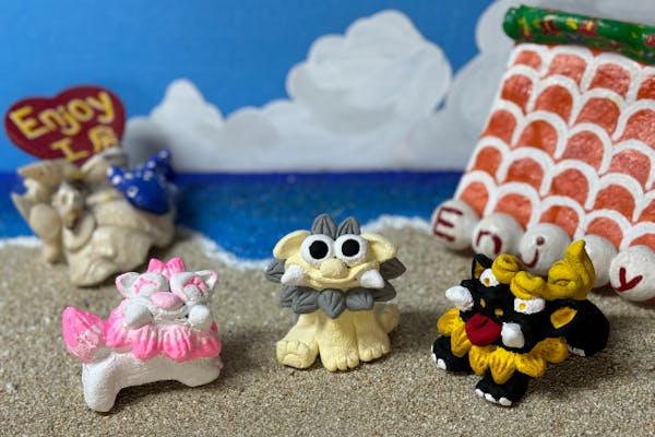 沖縄・名護】2度遊べる3時間フルコース！シーサー作り＋絵付けで完全