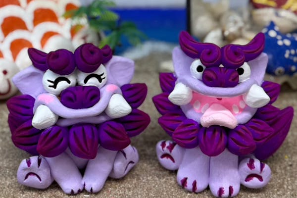 シーサー ハンドメイド 見学同伴OK☆】職人手作りのシーサーに絵付しよう！1名様から