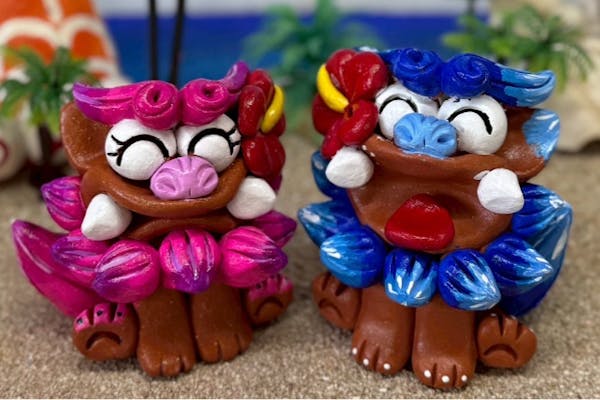 シーサー ハンドメイド 沖縄・名護】職人手作りのシーサーに絵付しよう！即持ち帰りOK！Enjoy