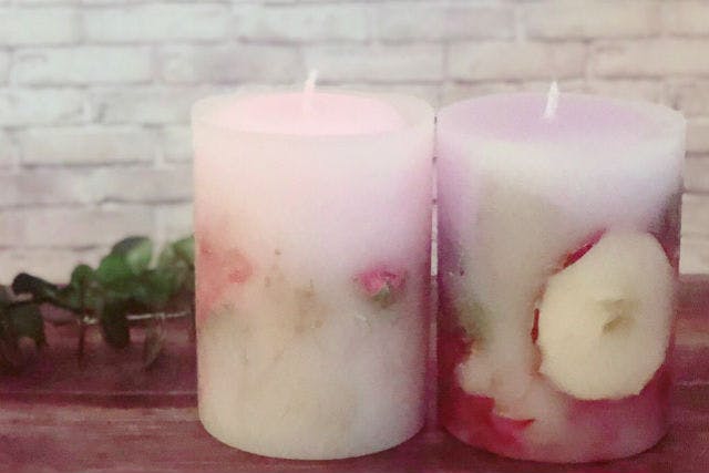 池袋・キャンドル作り】キャンドルのなかに花が咲く！ボタニカル