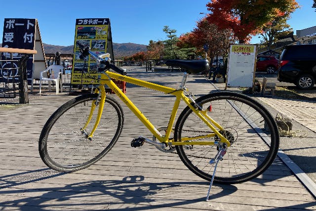 山梨 山中湖 レンタサイクル 山中湖を自由に走ろう レンタサイクル アソビュー