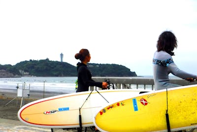 湘南・サーフィンスクール・3時間】湘南海岸公園駅徒歩5秒！駅近