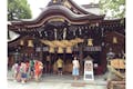 櫛田神社拝殿。