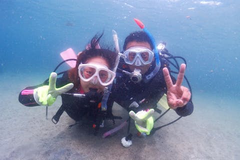 【静岡・伊東・ダイビング】マンツーマン指導で安心！初心者のための体験ダイビング