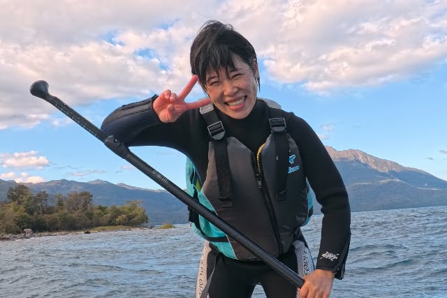 【北海道・支笏湖・SUP】夏休み限定！支笏湖SUP体験最長時間2時間！料金オール込みで安心◎WFR所持常駐!写真データ付き！初心者大歓迎1名様でのご参加OK！透明度の高さに感動！